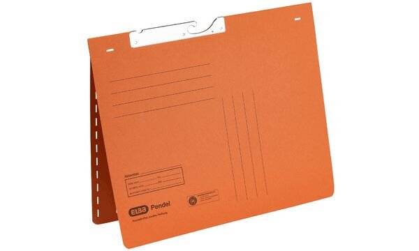 ELBA Pendelhefter, DIN A4, Manilakarton, 320 g/qm, rot (61690431)