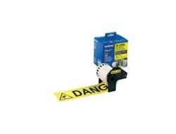 Brother DK-22606 Etiketten Rolle 62 mm x 15.24 m Folie Gelb 1 St. Permanent haftend DK22606 Universal-Etiketten