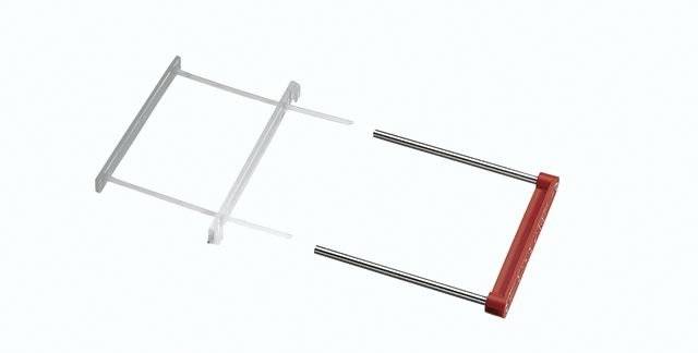 Leitz Abheftbügel 60780003 60mm Deckschiene PP tr