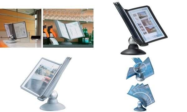 DURABLE Sichttafelständer SHERPA motion 10 558737 DIN A4 graphit