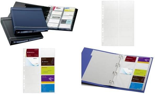 DURABLE VISIFIX - Visitenkartenbuch - vorgedruckt: A-Z