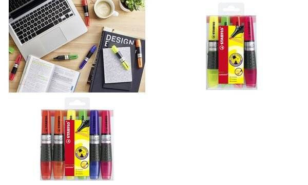 Textmarker Luminator Etui mit 6 Stiften