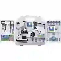 Bresser Optik 88-51000 Junior 300X - 1200X Kinder-Mikroskop Monokular 1200 x Bresser Optik 88-51000 Junior 300X - 1200X Kinder-Mikroskop Monokular 1200 x