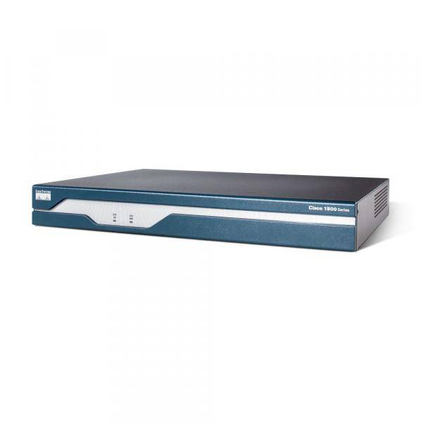 CISCO1841-T1SEC/K9 - Cisco 1841 Ethernet-WAN, Fast Ethernet, Black, Blue, Stainless Steel