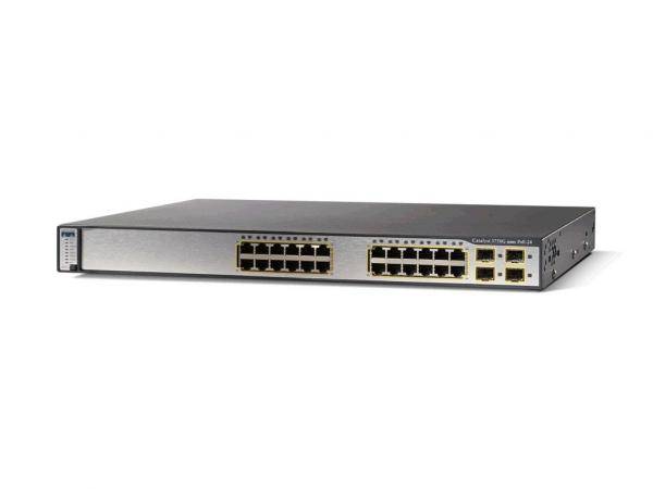 Cisco WS-C3750-24FS-S Switch - 24 Anschlüsse - L3 - managed - stapelbar Netzwerkgerät