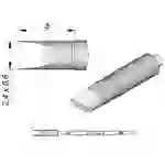 JBC Lötspitze Serie C115, Meißelform, C115223/2,4 x 0,6 mm, gerade, High Thermal JBC Lötspitze Serie C115, Meißelform, C115223/2,4 x 0,6 mm, gerade, High Thermal