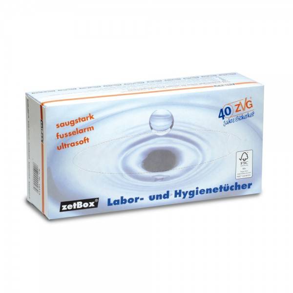 ZVG zetBox Labor- und Kosmetiktücher, 21 x 22 cm