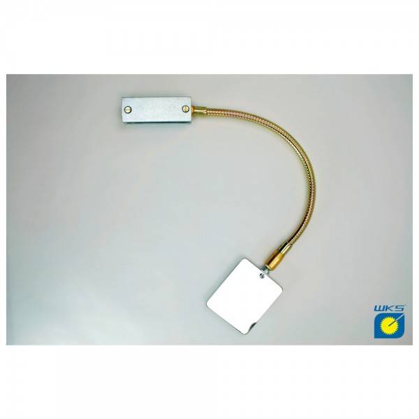 WKS Magnetschweißspiegel, Abmessung Spiegelblatt 80 x 70 x 1 mm