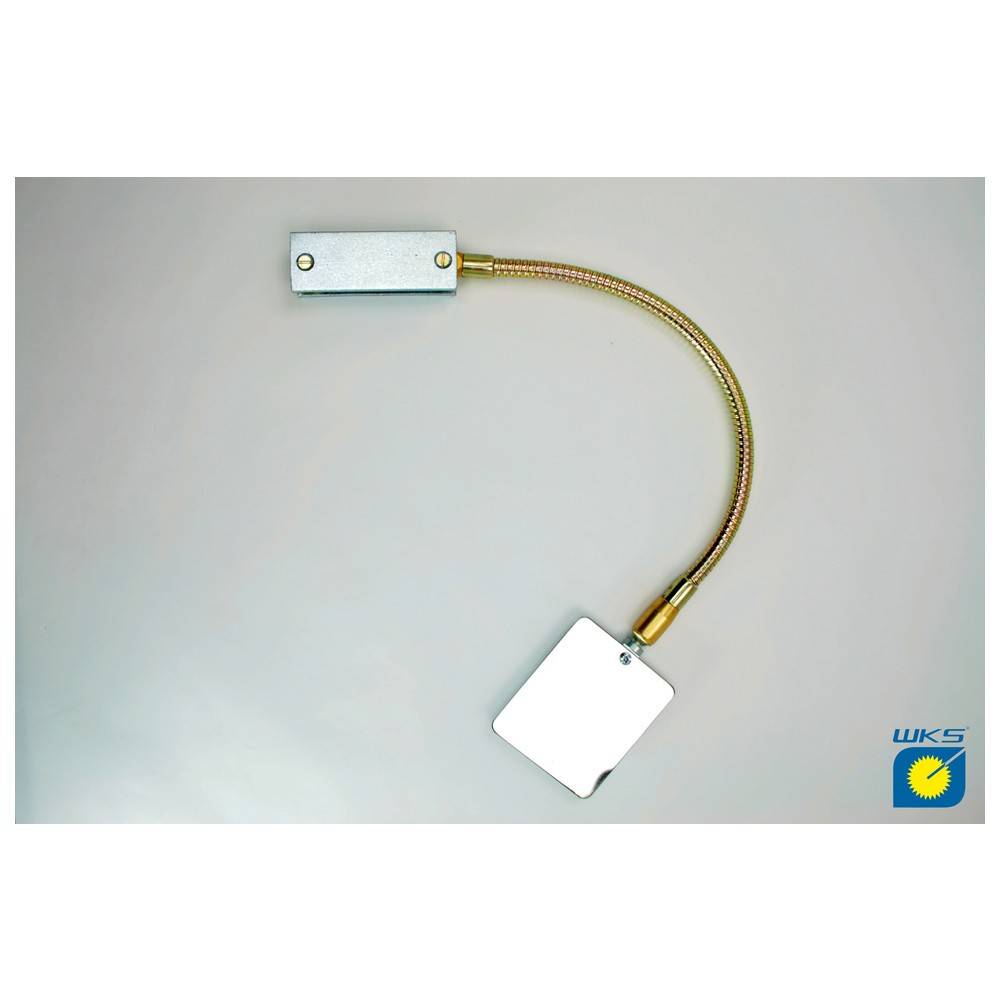 WKS Magnetschweißspiegel, Abmessung Spiegelblatt 80 x 70 x 1 mm