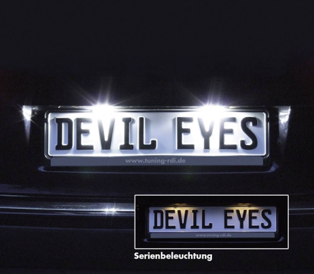 Devil Eyes 610770 Kennzeichenbeleuchtung LED Passend für (Auto-Marke) Universal