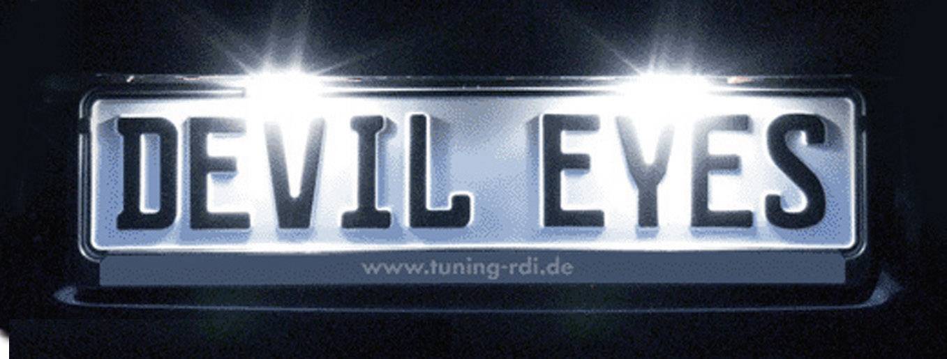 Devil Eyes 610770 Kennzeichenbeleuchtung LED Passend für (Auto-Marke) Universal