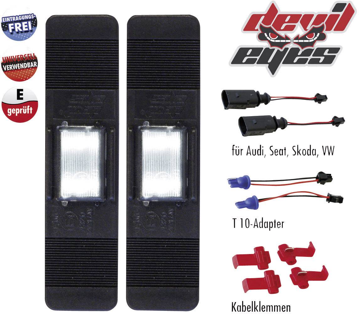 Devil Eyes 610770 Kennzeichenbeleuchtung LED Passend für (Auto-Marke) Universal