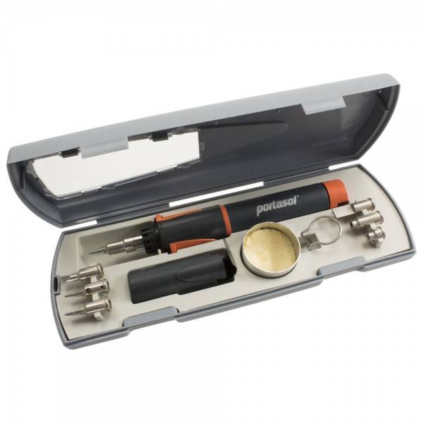 WETEC Gaslötkolben Pro Piezo 75 "Profi Set"