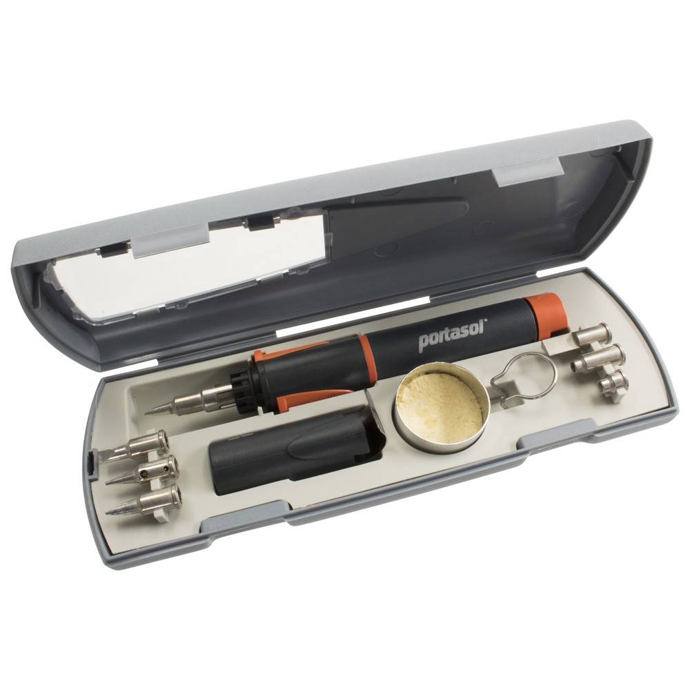 WETEC Gaslötkolben Pro Piezo 75 "Profi Set"