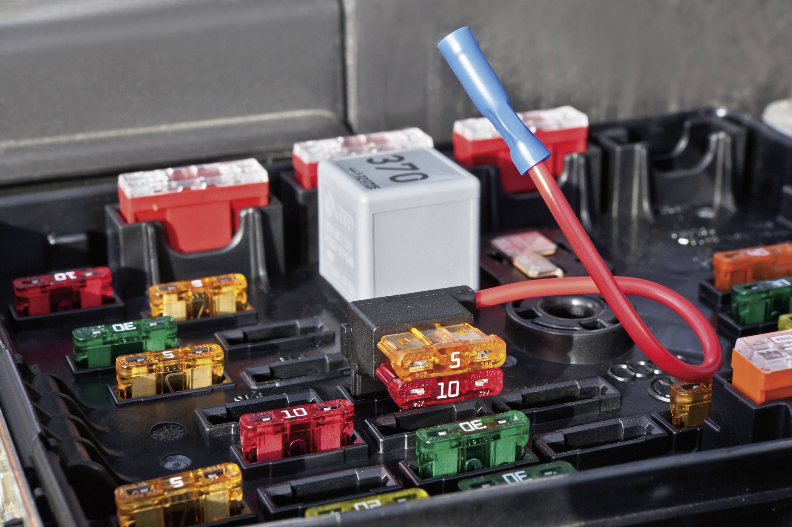 TRU COMPONENTS Flachsicherungsadapter Flachsicherung Standard 15A 1.5mm² 1St.