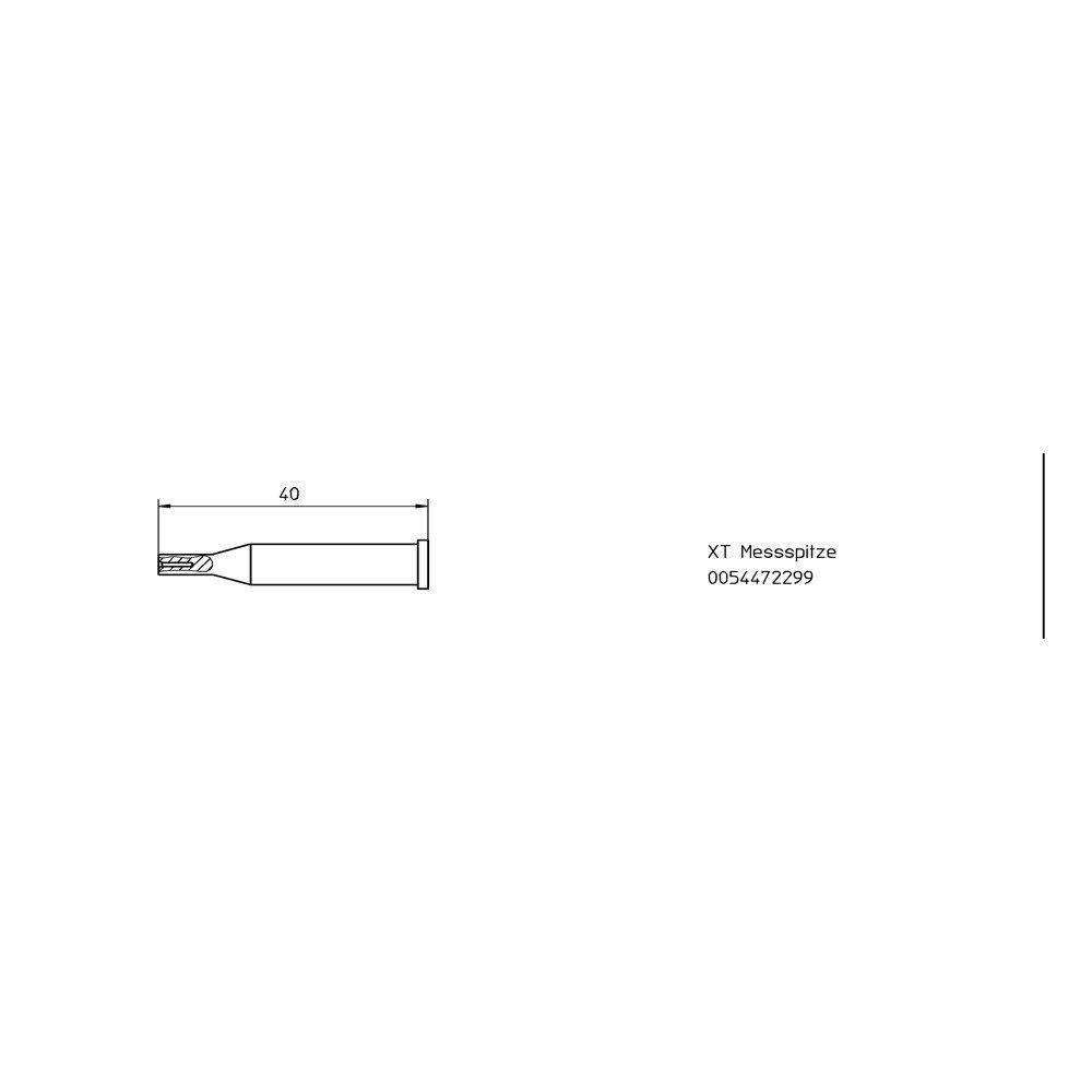 Temperatur-Messspitze XT-Reihe, für WXP 120 / WP 120