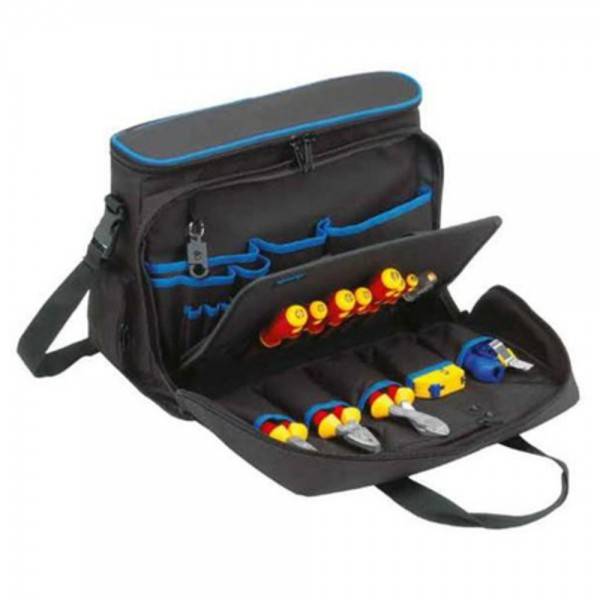 Klauke Werkzeugtasche aus Nylon, mit Laptopfach, leer