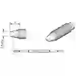 Lötspitze für T210-A / T210-NA, meißelförmig, gerade, C210022 Lötspitze für T210-A / T210-NA, meißelförmig, gerade, C210022