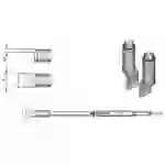 JBC Lötspitze Serie C420, C420274/6,0 mm, für Dual-In-Line-IC JBC Lötspitze Serie C420, C420274/6,0 mm, für Dual-In-Line-IC