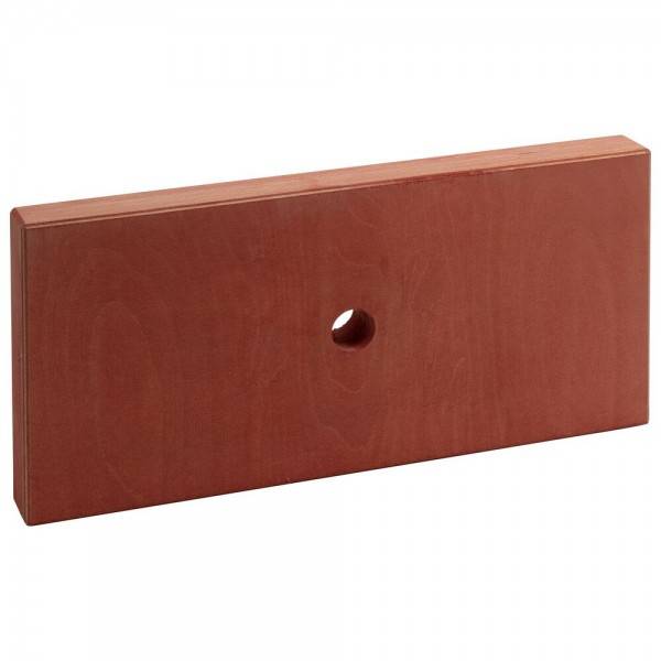 Dönges Rüstholz EGS, rot lasiert Bohle 24 x 5 x 50 cm
