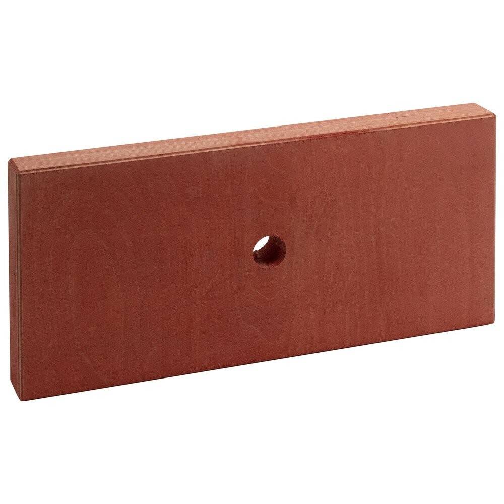 Dönges Rüstholz EGS, rot lasiert Bohle 24 x 5 x 50 cm