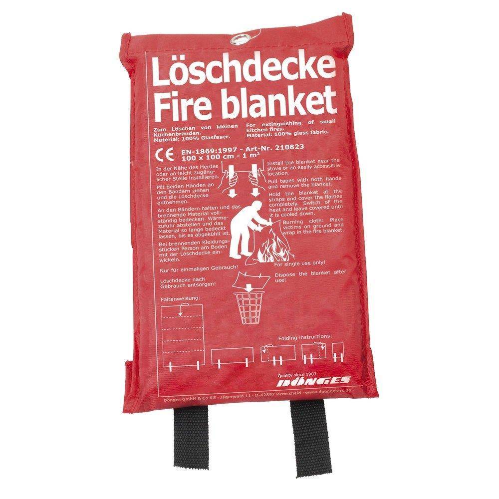Dönges Löschdecke EN 1869, 1.000 x 1.000 mm