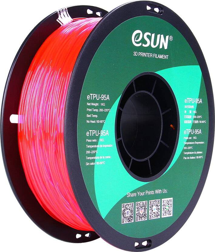 Esun Pink - 1 kg - TPU-95A Filament (3D)