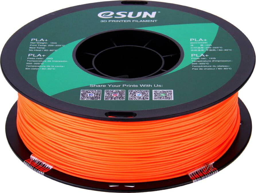 Esun Orange - 1 kg - PLA+ Filament (3D)