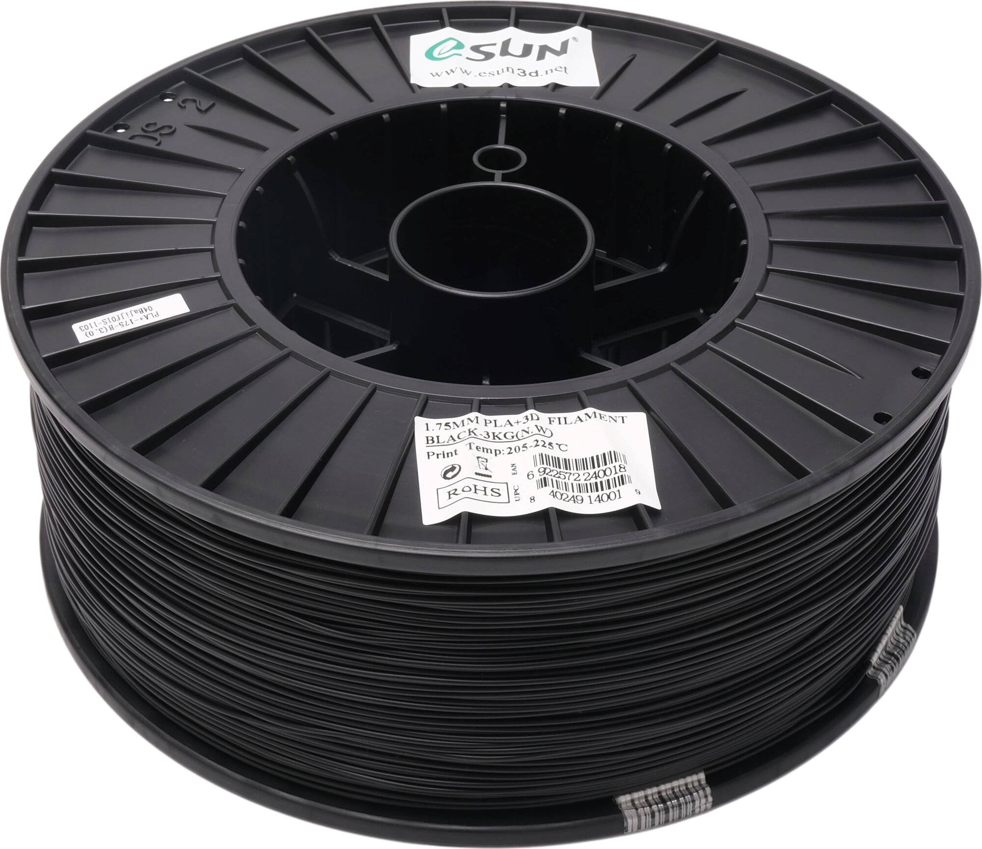 ESUN PLA+ Black - 1,75mm / 3000g