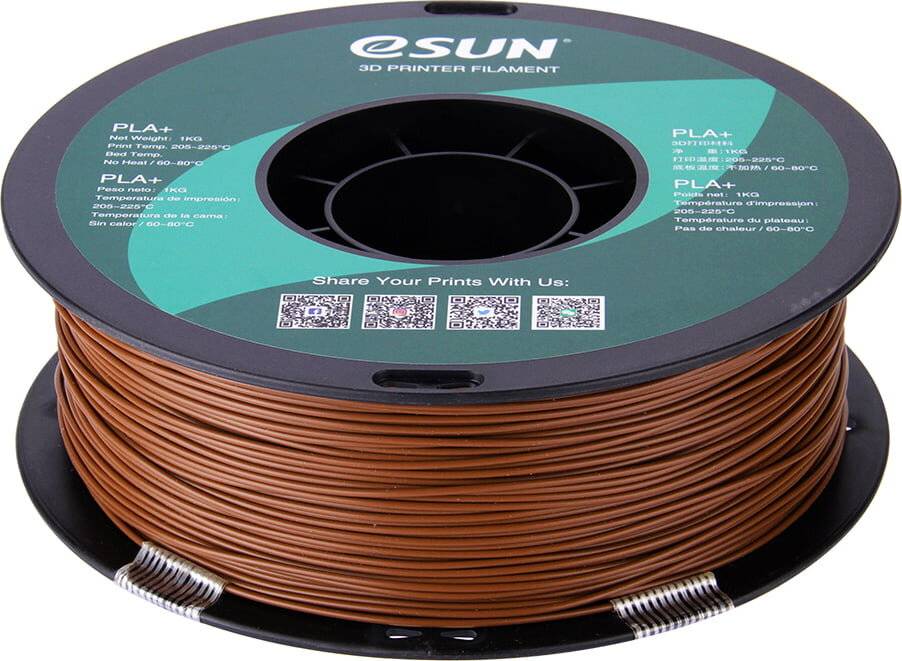 Esun Braun - 1 kg - PLA+ Filament (3D) - Braun