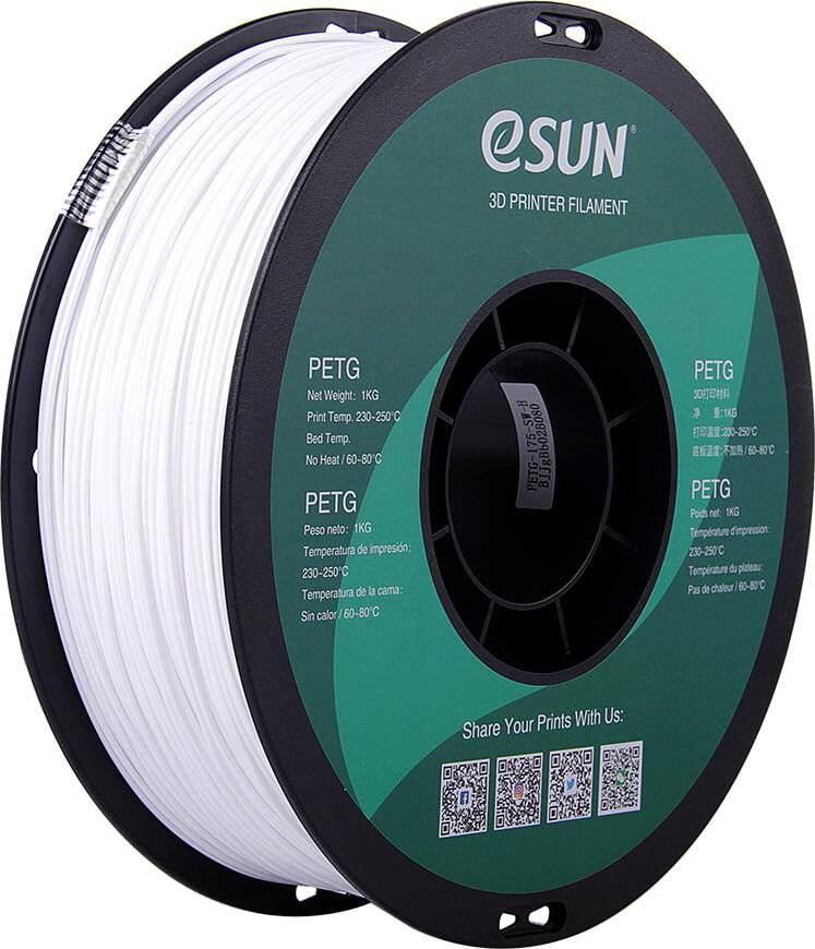 ESUN PETG Solid White - 1,75mm / 1000g