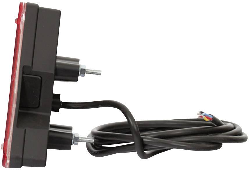 WAS Anhänger-Rückleuchte Offene Kabelenden Blinker, Reflektor, Bremslicht, Rückleuchte hinten, rechts 12 V, 24V