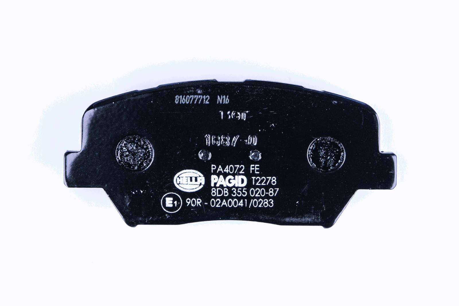 HELLA 8DB 355 020-871 Bremsbelagsatz, SBB