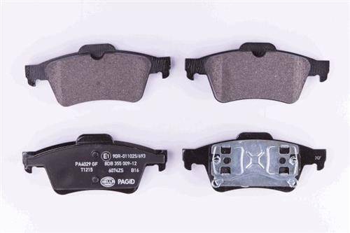 HELLA 8DB 355 009-121 Bremsbelagsatz, SBB