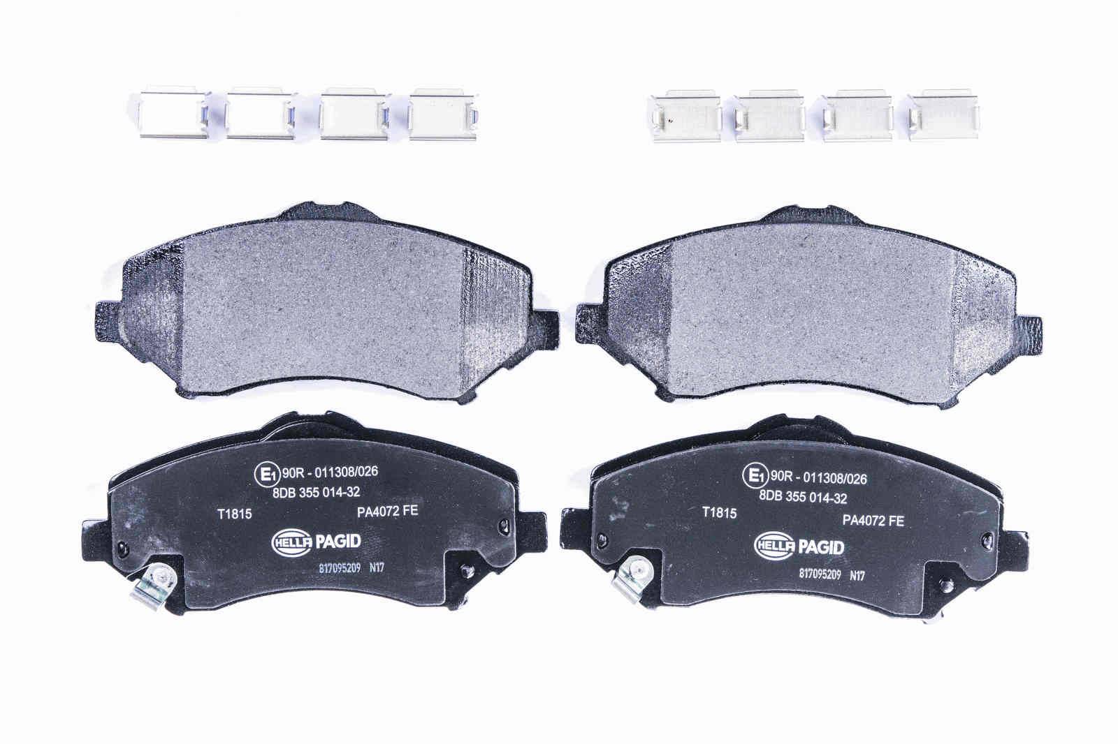 HELLA 8DB 355 014-321 Bremsbelagsatz, SBB