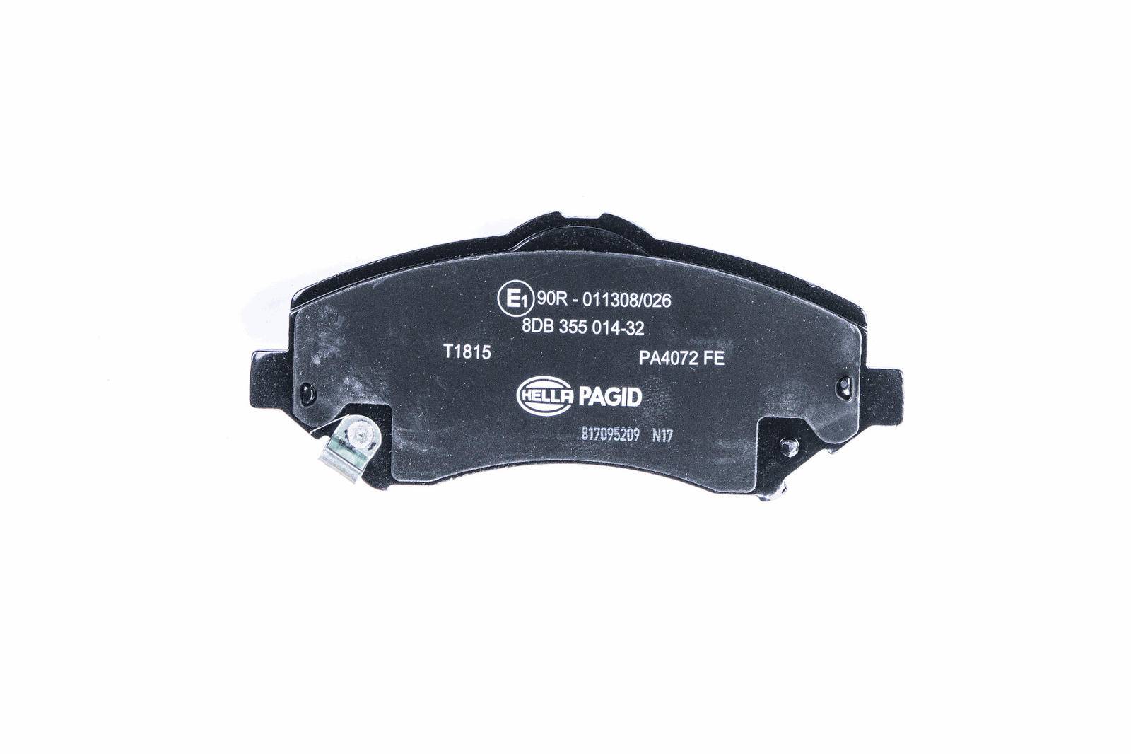 HELLA 8DB 355 014-321 Bremsbelagsatz, SBB