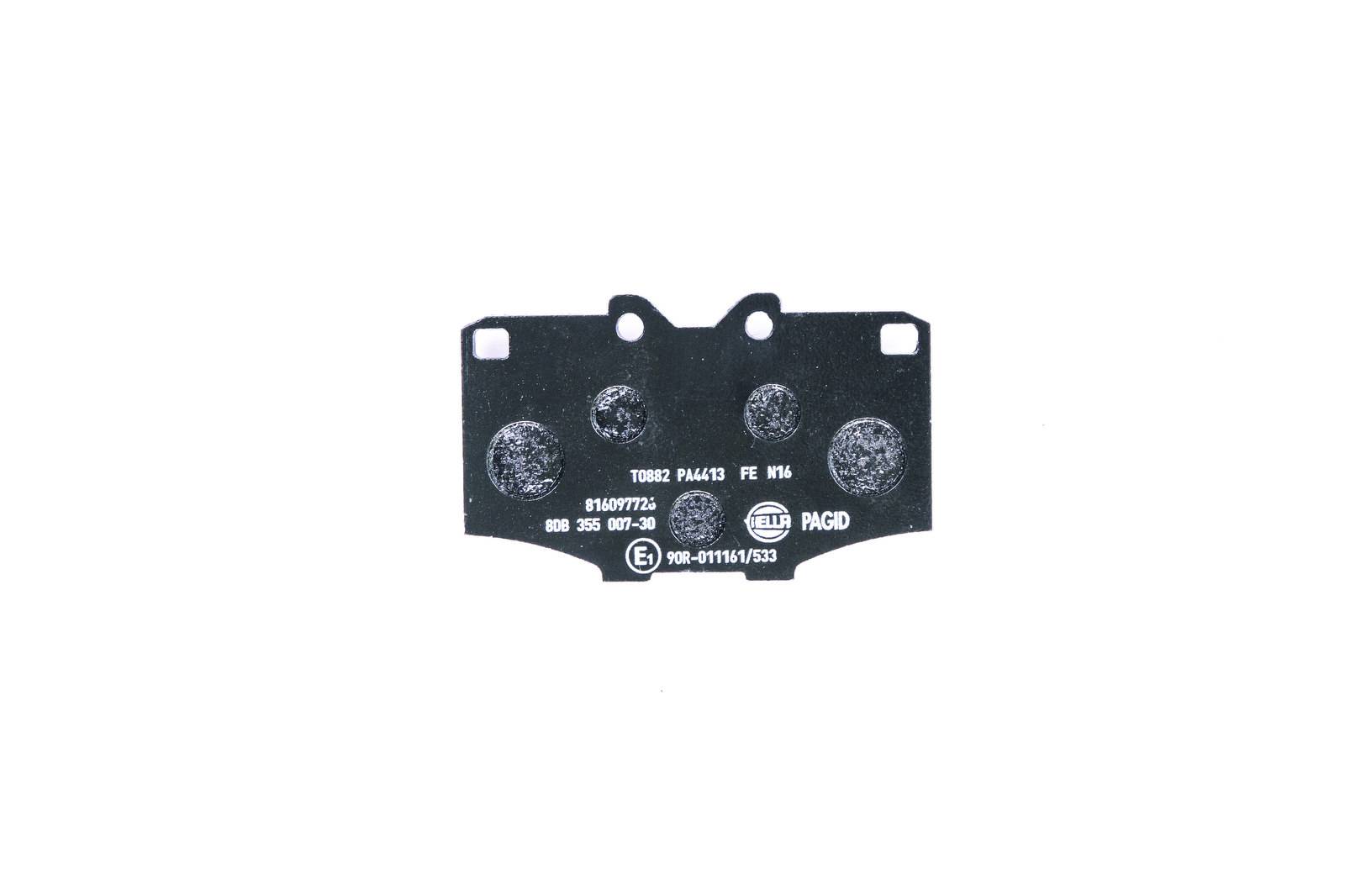 HELLA 8DB 355 007-301 Bremsbelagsatz, SBB
