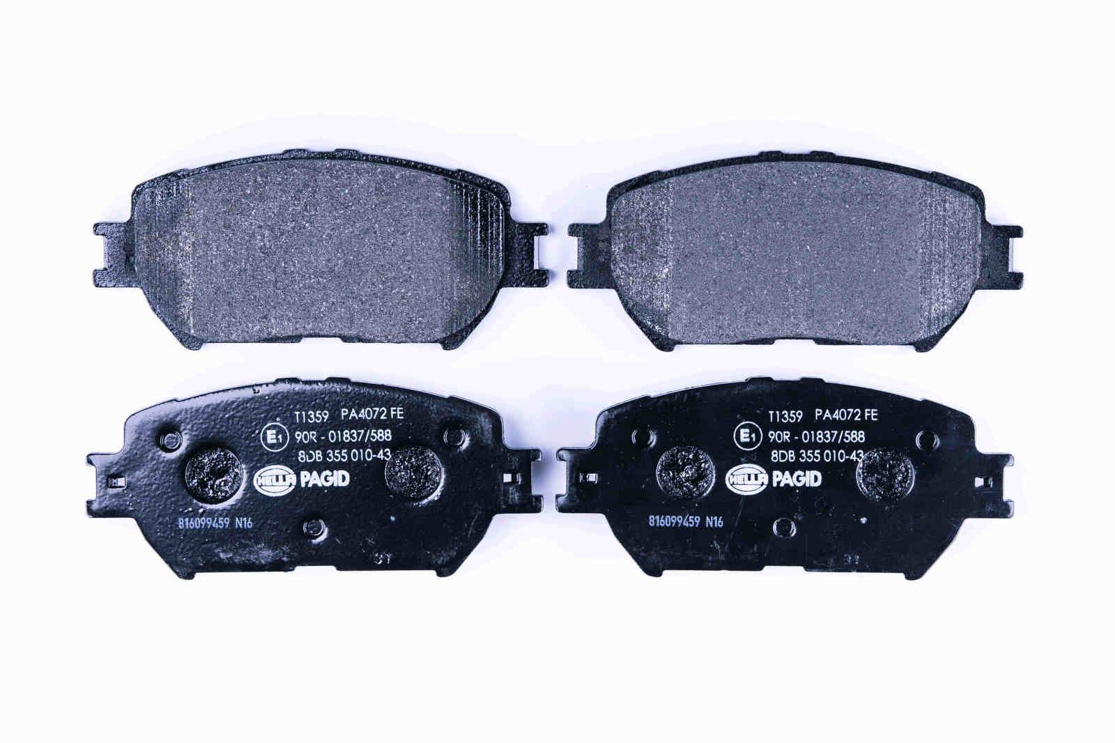 HELLA 8DB 355 010-431 Bremsbelagsatz, SBB