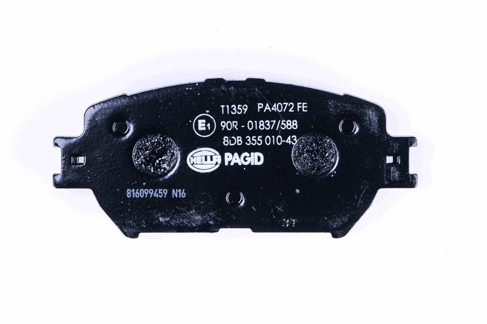 HELLA 8DB 355 010-431 Bremsbelagsatz, SBB