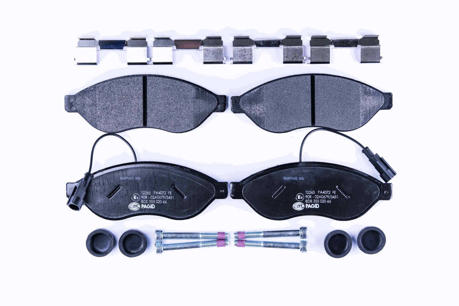 HELLA 8DB 355 020-661 Bremsbelagsatz, SBB