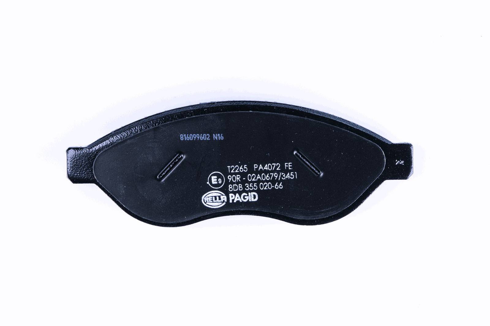 HELLA 8DB 355 020-661 Bremsbelagsatz, SBB