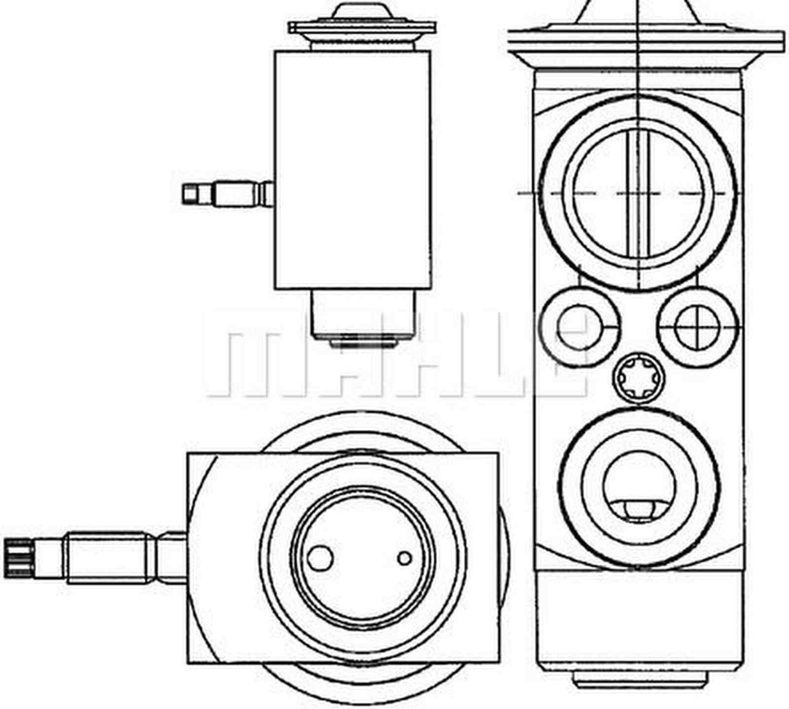 Mahle AVE66000P Expansionsventil, Klimaanlage