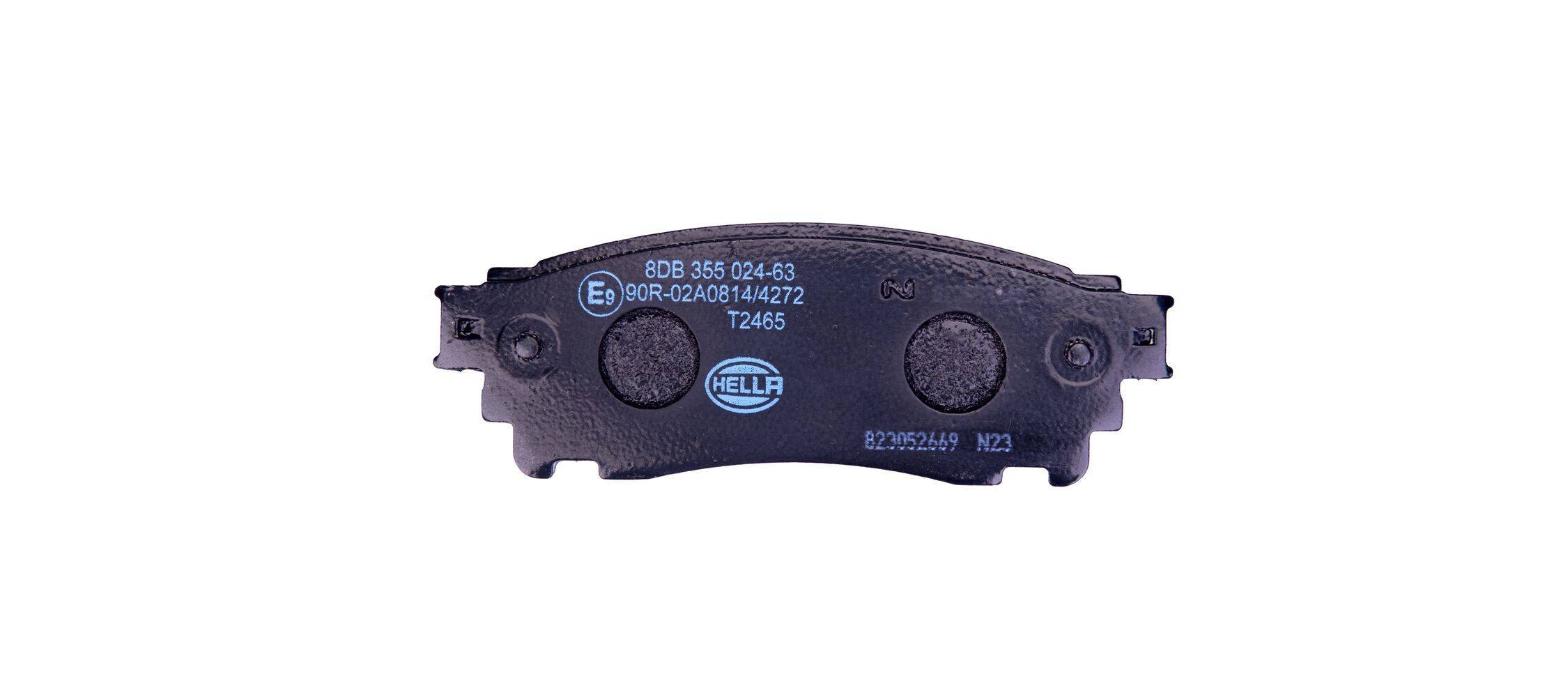 HELLA 8DB 355 024-631 Bremsbelagsatz, SBB