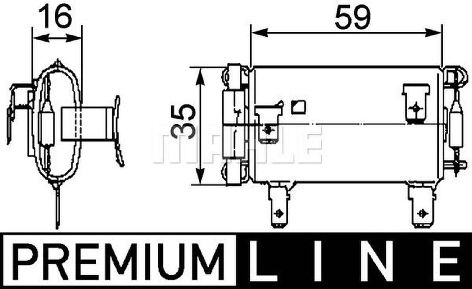 Mahle ABR14000P Widerstand, Innenraumgebläse