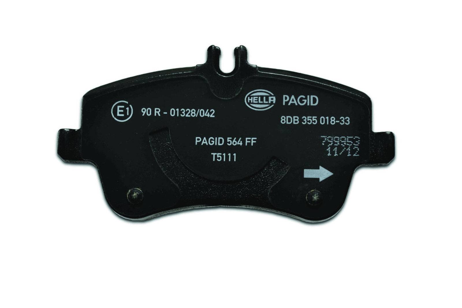 HELLA 8DB 355 018-331 Bremsbelagsatz, SBB