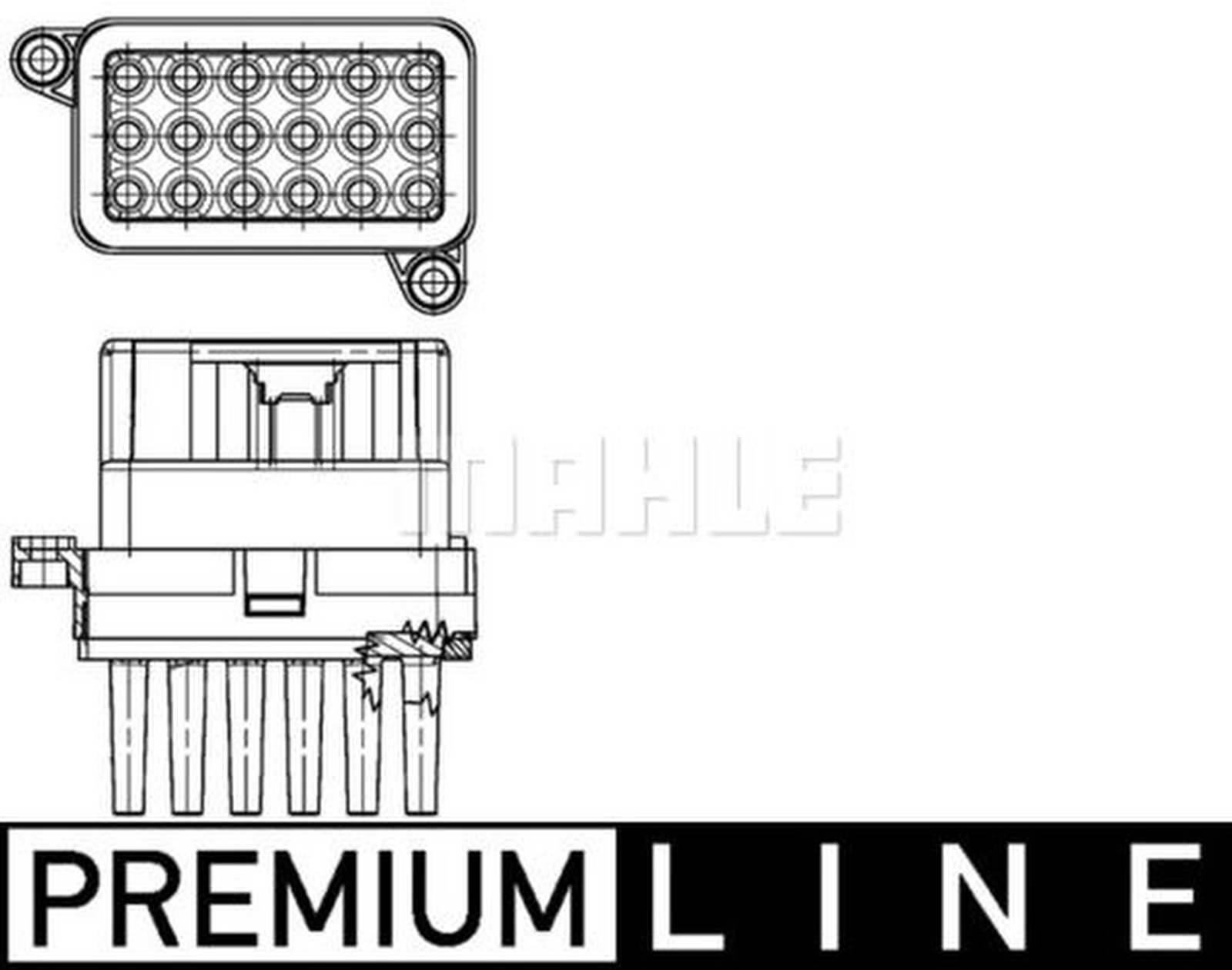 Mahle ABR95000P Regler, Innenraumgebläse
