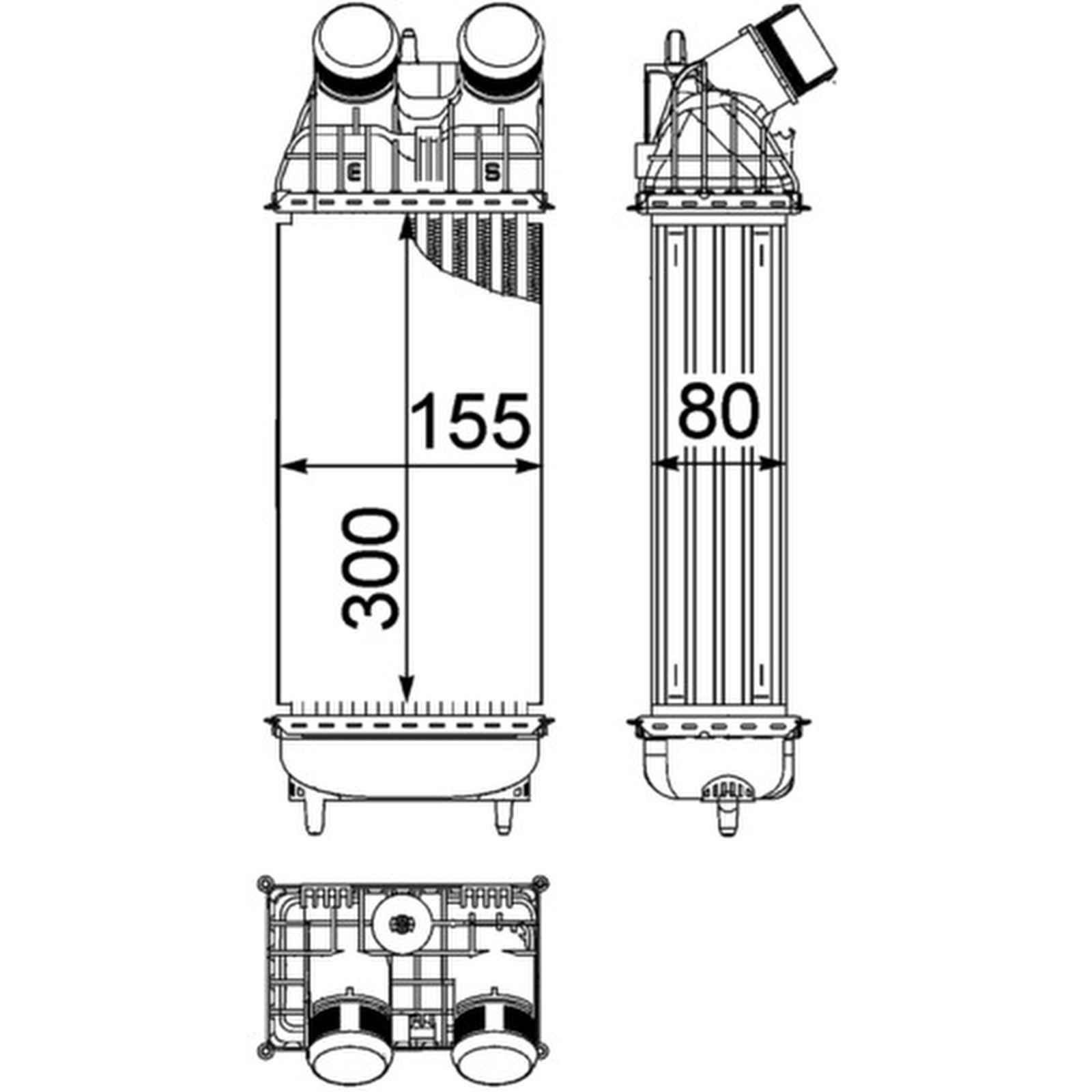 Mahle CI210000P Ladeluftkühler