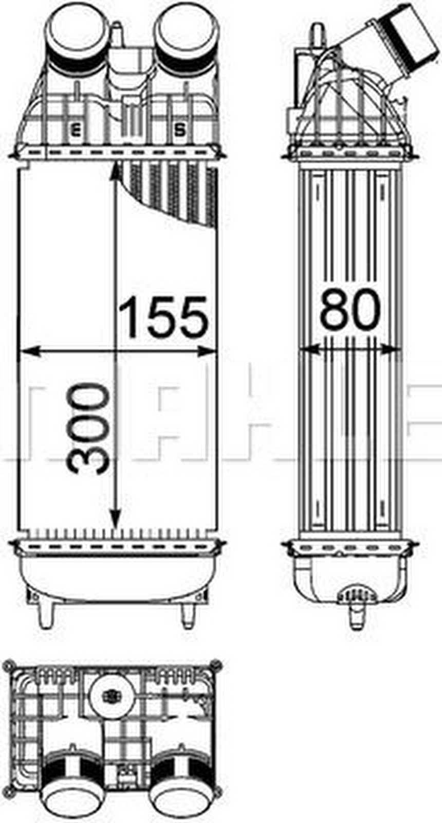 Mahle CI210000P Ladeluftkühler
