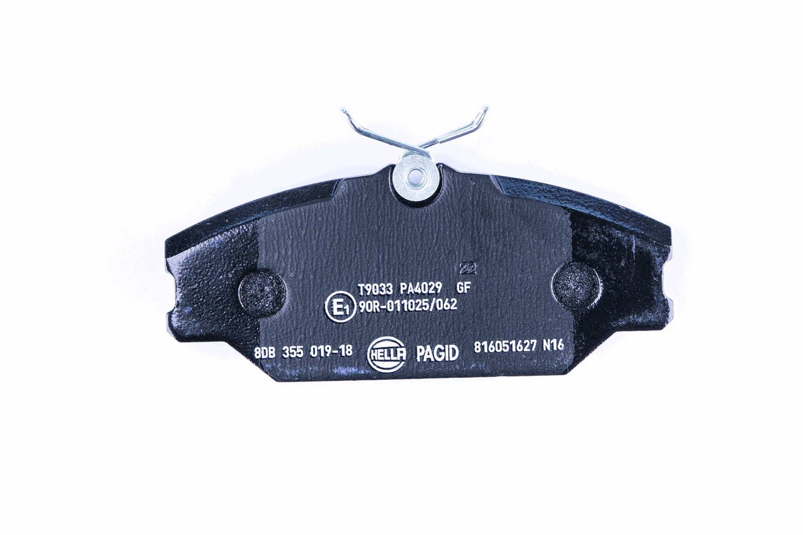HELLA 8DB 355 019-181 Bremsbelagsatz, SBB