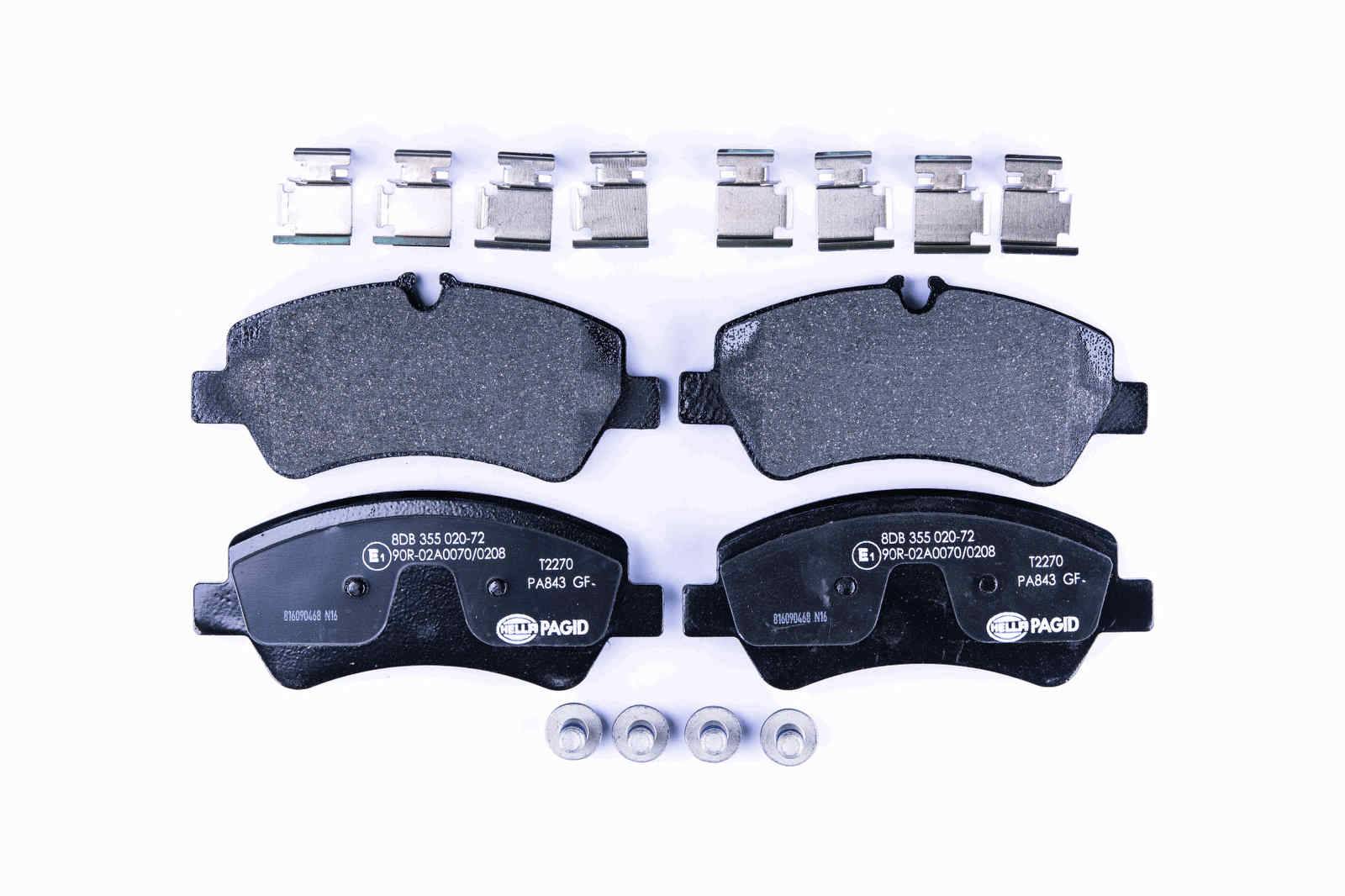 HELLA 8DB 355 020-721 Bremsbelagsatz, SBB